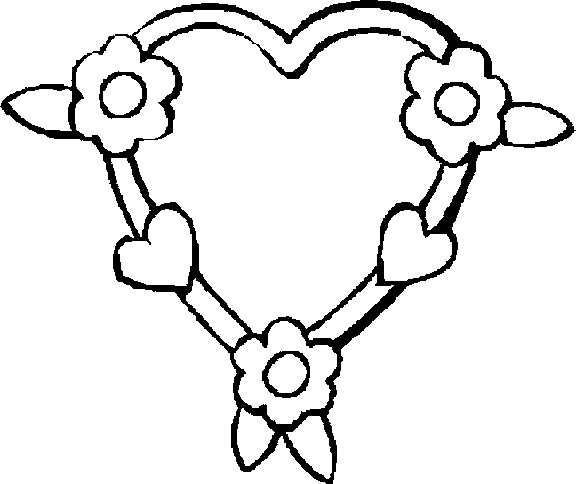 Walentynki kolorowanki